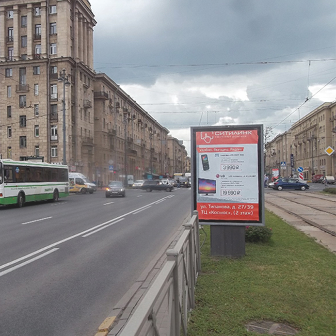 Размещение наружной рекламы и организация промоакций в Санкт-Петербурге и регионах для сети "Ситилинк"